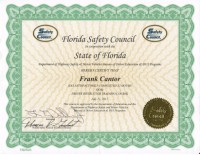 Florida Certificate